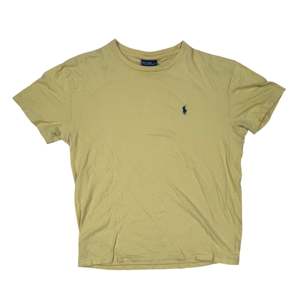 Polo Ralph Lauren Mens T-Shirt Bundle 4pk Navy Blue Yellow Pocket V-Neck Size M - Picture 3 of 16